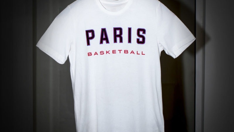 t-shirt adidas x parisbasketball