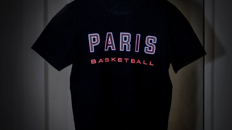 t-shirt adidas x parisbasketball noir
