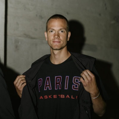 t-shirt adidas x parisbasketball noir