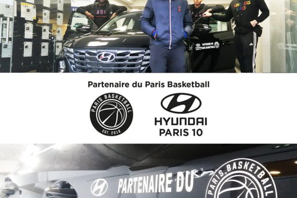Hyundai, nouveau partenaire du Paris Basketball