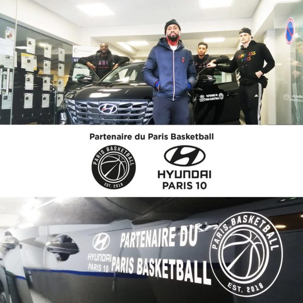 Hyundai, nouveau partenaire du Paris Basketball